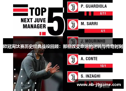 欧冠淘汰赛历史经典战役回顾:那些改变命运的逆转与传奇时刻 欧冠淘汰赛历史经典战役回顾:那些改变命运的逆转与传奇时刻